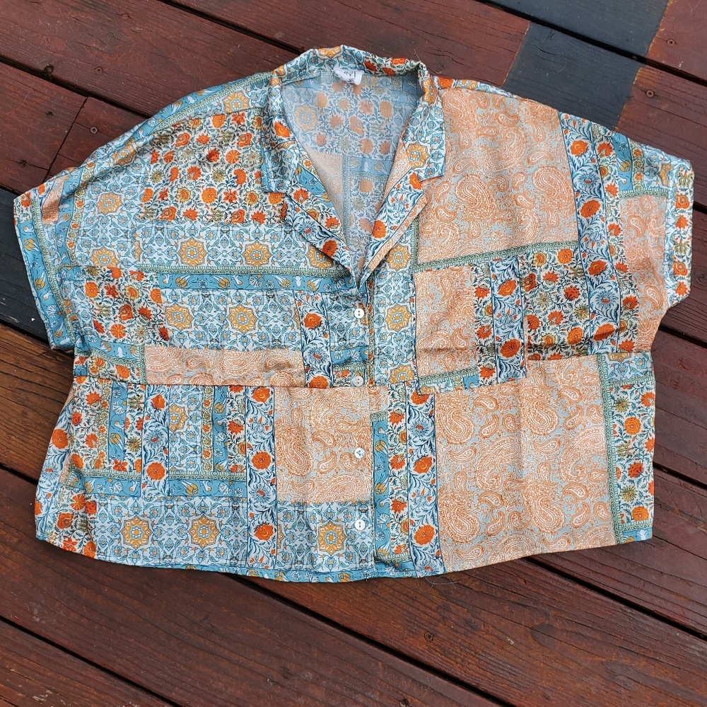 Satiny PJ Shirt